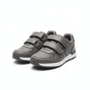 Grey Stripped Overlay Sneaker Pale Grey Nawao.com