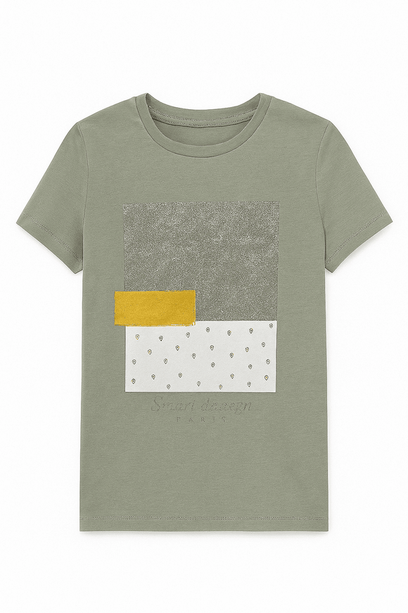 Grey Studio Foil T Shirt Mid Nawao.com