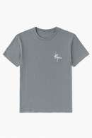 Grey T Shirt And  Pyjama Shorts Set Nawao.com