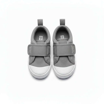 Grey Velcro Sneaker Mid Grey Nawao.com