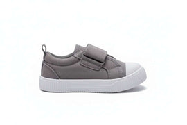 Grey Velcro Sneaker Mid Grey Nawao.com