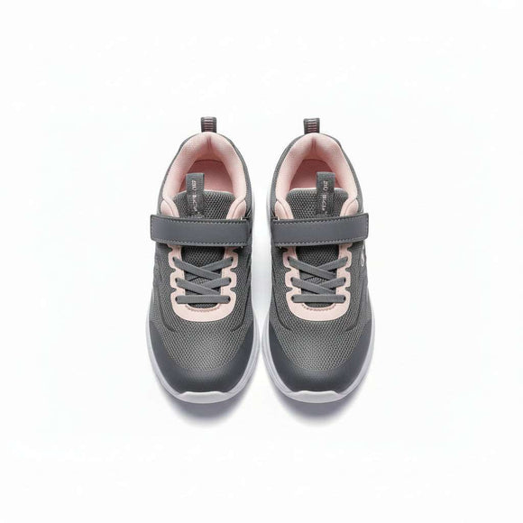 Grey Velcro Strap Trainer Repeat  Mid Grey Nawao.com