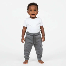Indigi Cargo Kknit Joggers Indigo Nawao.com