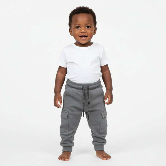 Indigi Cargo Kknit Joggers Indigo Nawao.com