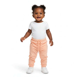 Ivory All Over Print Active Pants    Solid Peach Active Pants Assorted Nawao.com
