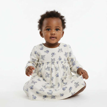 Ivory All Over Print Dress Ivory Nawao.com