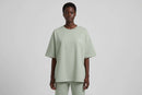 Ivory Drop Shoulder Oversize T Shirt Nawao.com