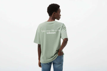 Ivory Drop Shoulder Oversize T Shirt Nawao.com