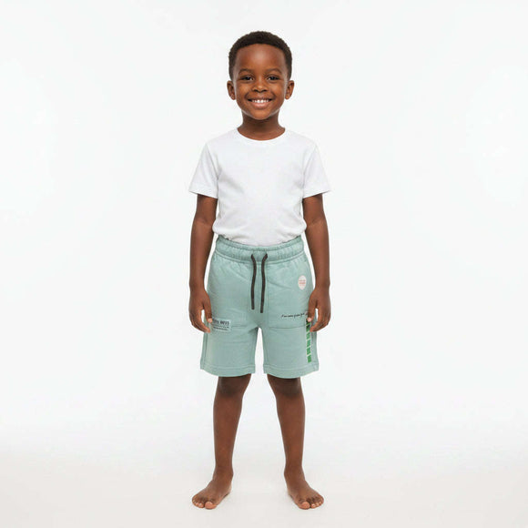 Ivory Elasticated Shorts Ivory Nawao.com