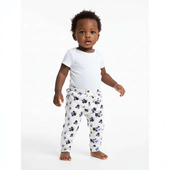Ivory Floral Active Pants   Sage Solid Active Pants Assorted Nawao.com