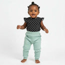 Ivory Floral Active Pants   Sage Solid Active Pants Assorted Nawao.com