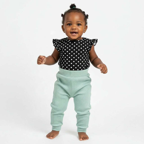 Ivory Floral Active Pants   Sage Solid Active Pants Assorted Nawao.com
