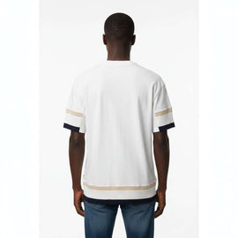 Ivory Jacquard T Shirt Nawao.com
