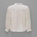 Ivory Lace Detailed Shirt Nawao.com