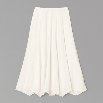 Ivory Maxi Skirt Nawao.com