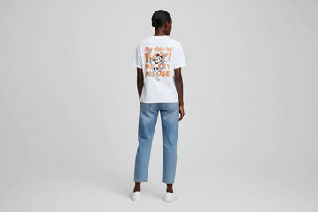 Ivory Mickey Oversized Printed T Shirt Ivory Small Nawao.com