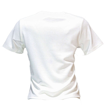 Ivory Placement Print Crew Neck T Shirt Nawao.com