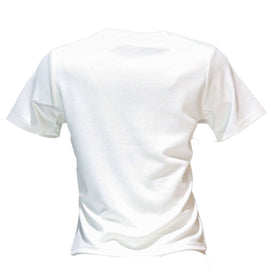 Ivory Placement Print Crew Neck T Shirt Nawao.com