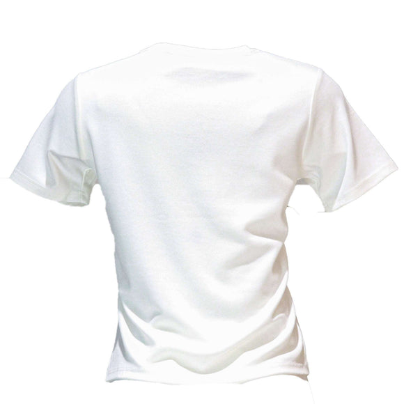 Ivory Placement Print Crew Neck T Shirt Nawao.com