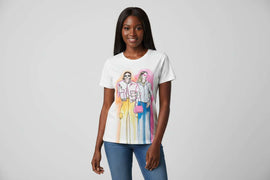 Ivory Printed T Shirt Ivory Nawao.com