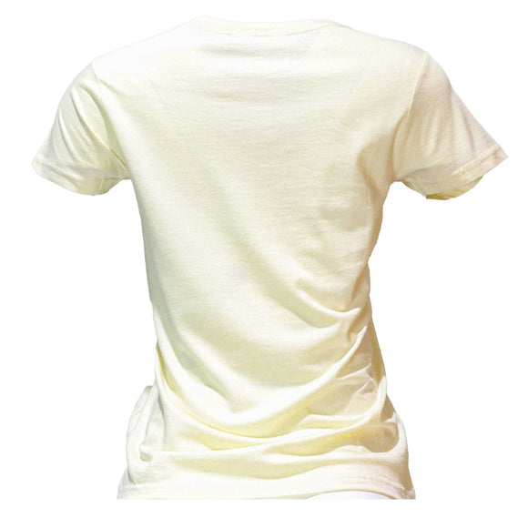 Ivory Printed T Shirt Nawao.com