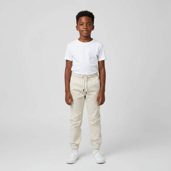 Ivory Pull On Table Jogger Ivory Nawao.com