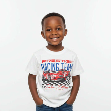 Ivory Racing Team Graphic T Shirt Ivory Nawao.com