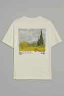 Ivory Van Gogh Printed T Shirt Ivory Nawao.com