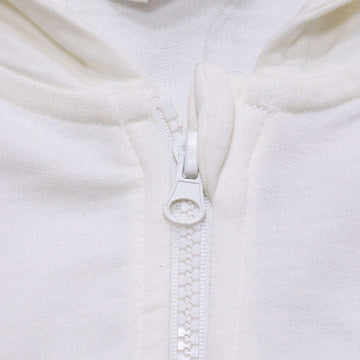 Ivory Zip Thru Hoodie Nawao.com