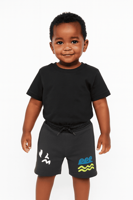 Junior Boys Charcoal Shorts Nawao.com