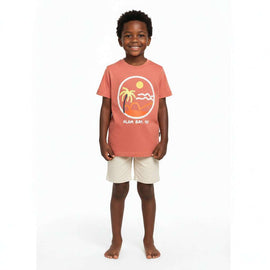 Junior Boys Crew Neck Tshirt With Short Set Assorted Nawao.com