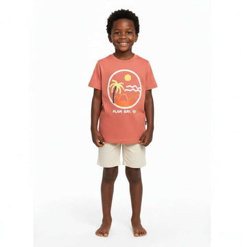 Junior Boys Crew Neck Tshirt With Short Set Assorted Nawao.com