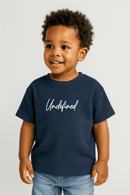 Junior Boys Sage Navy Jaquard T Shirt Nawao.com