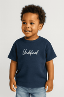Junior Boys Sage Navy Jaquard T Shirt Nawao.com
