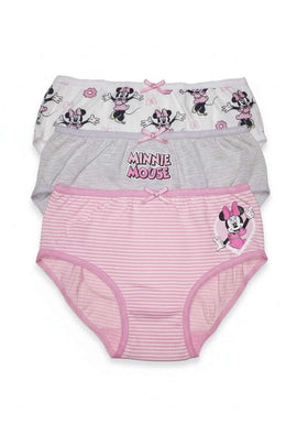 Junior Girls Character 3Pc Brief Pack Assorted Nawao.com