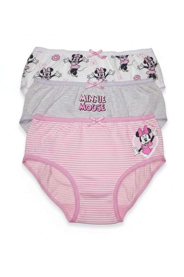 Junior Girls Character 3Pc Brief Pack Assorted Nawao.com