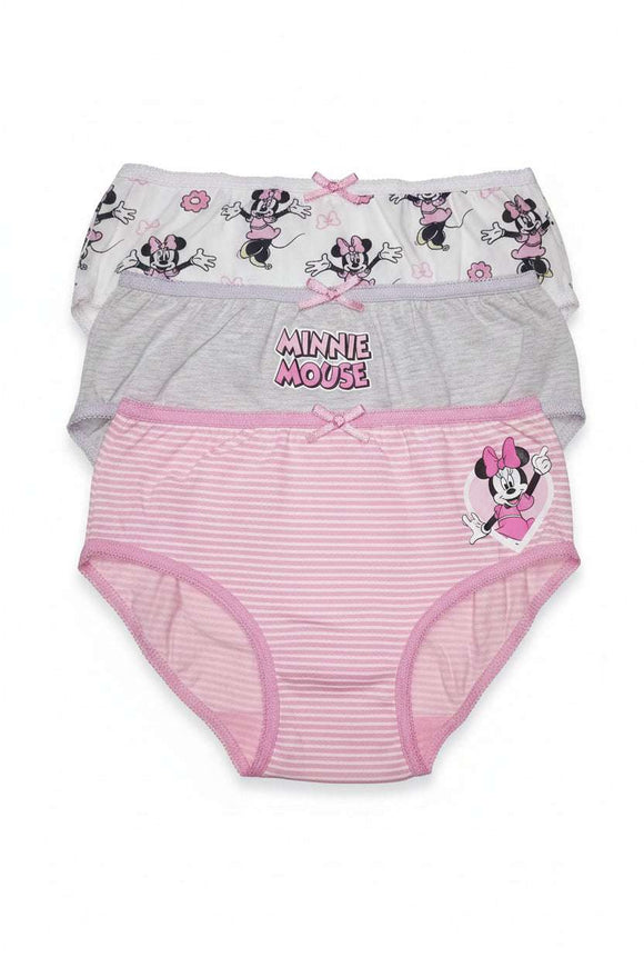 Junior Girls Character 3Pc Brief Pack Assorted Nawao.com