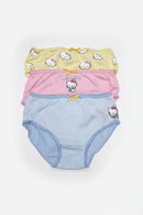 Junior Girls Character 3Pc Brief Pack Assorted Nawao.com
