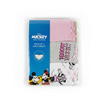 Junior Girls Character 3Pc Brief Pack Assorted Nawao.com