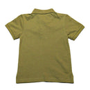 Khaki Polo With Contrast Pocket Nawao.com