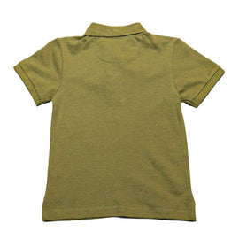Khaki Polo With Contrast Pocket Nawao.com