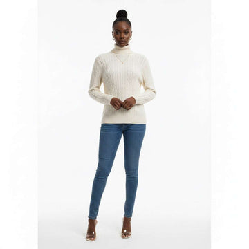 Knitted Longsleeve Top Ivory Nawao.com