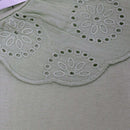 Lace Collar Top Green Nawao.com
