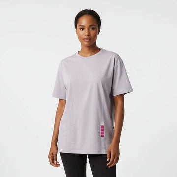 Lavander  Short Sleeve Crew Neck T Shirt Lavender Uk8 Nawao.com