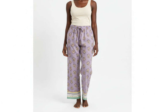 Lavender Floral Table Pyjama Bottom Assorted Nawao.com