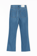 Light Blue Straight Jeans Blue Nawao.com