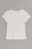 Light Pink Twill Dress With Knit Tshirt Nawao.com