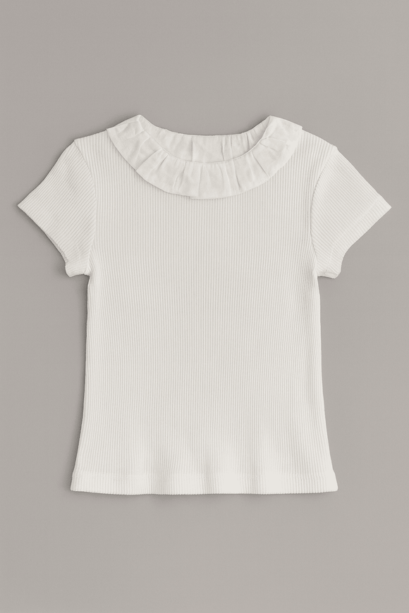 Light Pink Twill Dress With Knit Tshirt Nawao.com