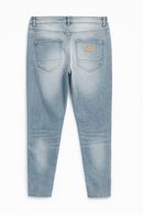 Light Wash 5 Pocket Skinny Fit Jeans Light Nawao.com