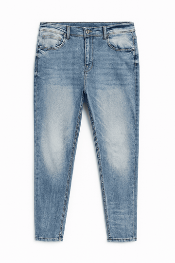 Light Wash 5 Pocket Skinny Fit Jeans Light Nawao.com